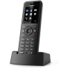 YEALINK W57R Combiné Robuste pour IPPhone SIP DECT, écran Couleur 1,8", Voix HD, jusqu'à 40 Heures de Conversation, 575 Heures e