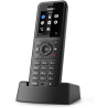 YEALINK W57R Combiné Robuste pour IPPhone SIP DECT, écran Couleur 1,8", Voix HD, jusqu'à 40 Heures de Conversation, 575 Heures e