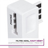 APM 570839 - Filtre Adsl Haut Debit Blanc