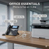 Répartiteur Téléphonique RJ11 6P4C (1 Mâle vers 2 Femelles), Adaptateur Doubleur de Prise Téléphone Fixe pour Box ADSL, Fax, Mod