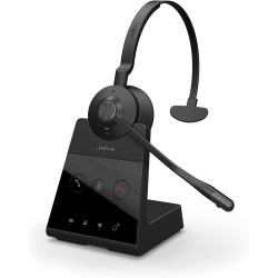 Engage 65 SE Casque Mono, Base, Alimentation électrique, câble USB-C vers USB-A de 1,5 m, câble de téléphone de Bureau, Guide de