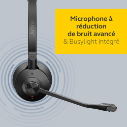 Engage 65 SE Casque Mono, Base, Alimentation électrique, câble USB-C vers USB-A de 1,5 m, câble de téléphone de Bureau, Guide de