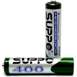 Lot de 2 batteries rechargeables d'origine Suppo ou GP - 400 mAh - Pour le combiné Gigaset