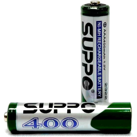 Lot de 2 batteries rechargeables d'origine Suppo ou GP - 400 mAh - Pour le combiné Gigaset