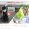 VTech CS1450 Téléphone sans Fil DECT avec répondeur Automatique, Fonction Mains Libres, Blocage d'appels, Identification de l'ap