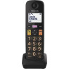 Panasonic KX-TGUA10EXB Combiné Supplémentaire pour Téléphones Numériques sans Fil KX-TGU130/KX-TGU110, Grosses Touches, Appel Fa