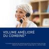 Panasonic KX-TGU112EXB Téléphone Numérique sans Fil sans Répondeur, Unité de Base et 2 Combinés, Écran LCD, Grosses Touches, App