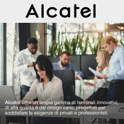 ALCATEL Temporis 10 Pro - Téléphone Fixe Filaire Professionnel - Monobloc - Indicateur Lumineux pour Appel Entrant - Touche Rapp