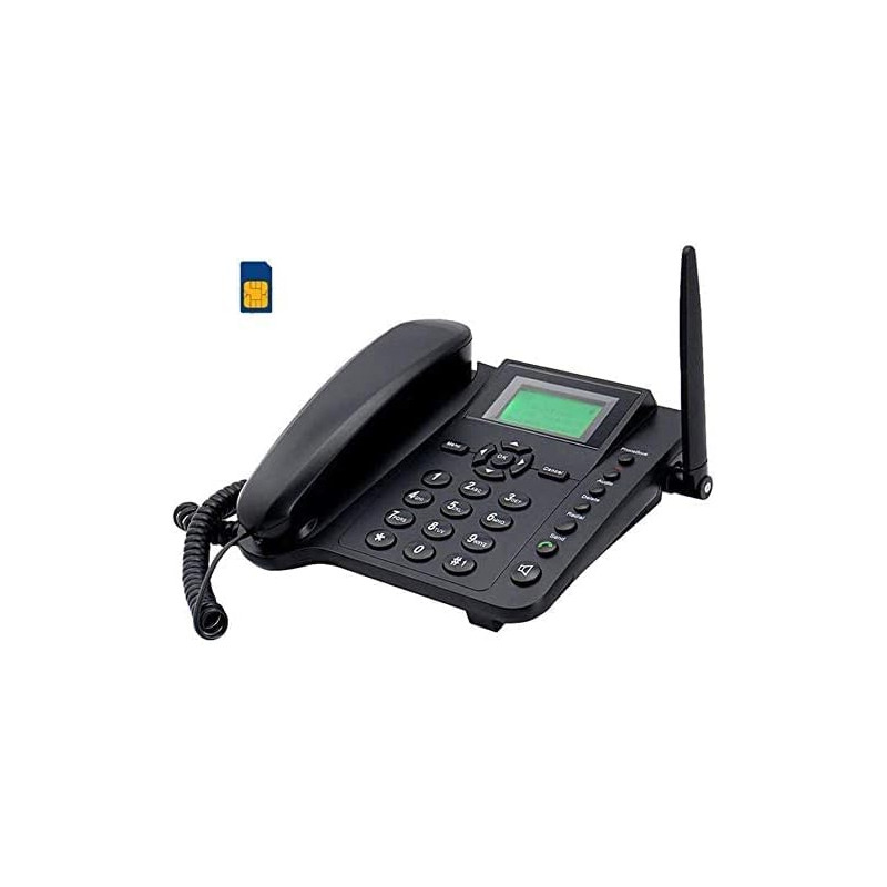 Téléphone avec Carte SIM GSM Fixe de Table Bureau Tim Vodafone Wind Quadri-Bande
