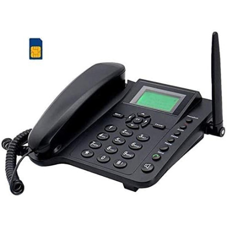 Téléphone avec Carte SIM GSM Fixe de Table Bureau Tim Vodafone Wind Quadri-Bande