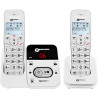 Geemarc Amplidect 295 Duo - Téléphone Amplifié sans Fil et Son Combiné Additionnel avec Répondeur, Sonnerie Puissante et Grosses