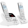 Geemarc Amplidect 295 Duo - Téléphone Amplifié sans Fil et Son Combiné Additionnel avec Répondeur, Sonnerie Puissante et Grosses