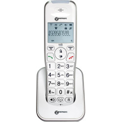 Geemarc Amplidect 295 Duo - Téléphone Amplifié sans Fil et Son Combiné Additionnel avec Répondeur, Sonnerie Puissante et Grosses