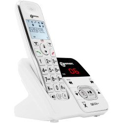 Geemarc Amplidect 295 Duo - Téléphone Amplifié sans Fil et Son Combiné Additionnel avec Répondeur, Sonnerie Puissante et Grosses