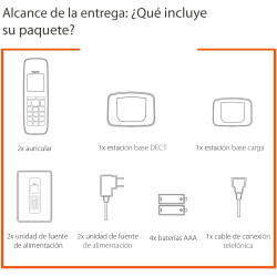 Gigaset AS690 Duo Teléfono DECT/analógico Identificador de llamadas Negro