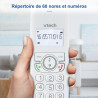 VTech CS1500 Téléphone sans Fil DECT à Double Charge avec Blocage d'appel, Identification de l'appelant/Appel en Attente, Haut-P