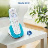 VTech CS1500 Téléphone sans Fil DECT à Double Charge avec Blocage d'appel, Identification de l'appelant/Appel en Attente, Haut-P