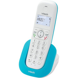 VTech CS1500 Téléphone sans Fil DECT à Double Charge avec Blocage d'appel, Identification de l'appelant/Appel en Attente, Haut-P