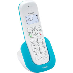 VTech CS1500 Téléphone sans Fil DECT à Double Charge avec Blocage d'appel, Identification de l'appelant/Appel en Attente, Haut-P