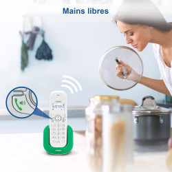 VTech CS1500 Téléphone sans Fil DECT à Double Charge avec Blocage d'appel, Identification de l'appelant/Appel en Attente, Haut-P