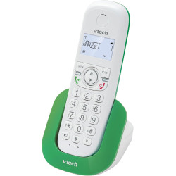 VTech CS1500 Téléphone sans Fil DECT à Double Charge avec Blocage d'appel, Identification de l'appelant/Appel en Attente, Haut-P