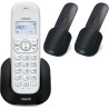 VTech Téléphone sans Fil DECT à 3 combinés, répondeur, Blocage d'appel, Identification de l'appelant/Appel en Attente, Haut-Parl
