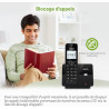 VTECH CS2000 Téléphone sans Fil CASA DECT avec Mains Libres et Blocage des appels, téléphone Fixe pour Personnes âgées, Identifi