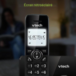 VTECH CS2000 Téléphone sans Fil CASA DECT avec Mains Libres et Blocage des appels, téléphone Fixe pour Personnes âgées, Identifi
