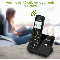VTECH CS2000 Téléphone sans Fil CASA DECT avec Mains Libres et Blocage des appels, téléphone Fixe pour Personnes âgées, Identifi