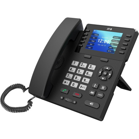 Spc wf100 - téléphone fixe sim, 4g, android, écran 3,5", wifi | appels volte/vowifi, configuration à distance, bleutooth, point 