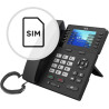 Spc wf100 - téléphone fixe sim, 4g, android, écran 3,5", wifi | appels volte/vowifi, configuration à distance, bleutooth, point 