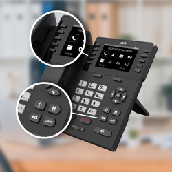 Spc wf100 - téléphone fixe sim, 4g, android, écran 3,5", wifi | appels volte/vowifi, configuration à distance, bleutooth, point 