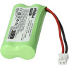 vhbw Batteries Tél. Fixes (700mAh, 2.4V, NiMH) Compatible avec Siemens Gigaset A260 Trio, A265, A345 comme V30145-K1310-X359, V3