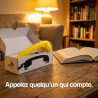 Opis Technology 60s Micro – Combiné Téléphone Portable Rétro Lightning (MFi) pour iPhone – Compatible iPhone 7 à 14 – Adaptateur
