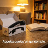 Opis Technology 60s Micro – Combiné Téléphone Portable Rétro Lightning (MFi) pour iPhone – Compatible iPhone 7 à 14 – Adaptateur