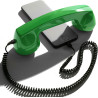 Opis Technology 60s Micro – Combiné Téléphone Portable Rétro Lightning (MFi) pour iPhone – Compatible iPhone 7 à 14 – Adaptateur