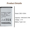 Batterie d'origine DBO-1000A pour Doro 2404, Doro 1370, Doro 5860, Doro 6040, Doro 6060, Doro 6820, Doro 6880