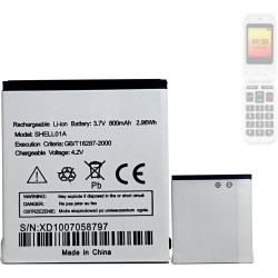Batterie de Remplacement Compatible avec [Doro] PhoneEasy 409, 409GSM, 410, 410GSM, 605, 605GSM, 610, 610GSM, 611 - Replaces SHE
