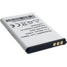 Batterie de rechange compatible avec Doro Phone Easy 5030 6520 6050 6526 6030 6620 5516 6530 6051 6531 500, 506-5010, 5151515151