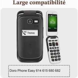 Batterie de Remplacement Doro Phone Easy 5822 614 615 680 682 Compatible avec Doro Phone Easy 614 615 680 682