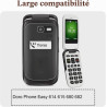 Batterie de Remplacement Doro Phone Easy 5822 614 615 680 682 Compatible avec Doro Phone Easy 614 615 680 682