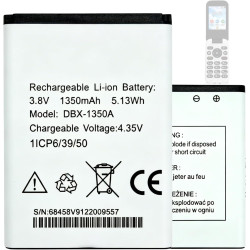 Batterie de Remplacement DBX-1350A Compatible avec Doro 7030 7031 7080 Mobile Phone Smartphone