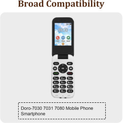 Batterie de Remplacement DBX-1350A Compatible avec Doro 7030 7031 7080 Mobile Phone Smartphone
