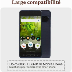 Batterie de rechange, compatible avec Doro 8035, DSB-0170, pour téléphone portable, smartphone, seniors, téléphone portable - Re