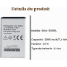 Batterie de Remplacement Compatible avec Doro Liberto 825 8031 822 8030 BDA-2000A