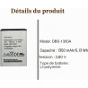 Batterie de Remplacement Compatible avec Doro 7060 7070 7441 7050 Flip SmartEasy 7050 DBS-1350A DFC-0180
