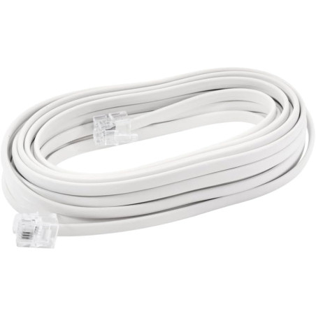 Cordon téléphone Rj11/Rj11 longueur 10M