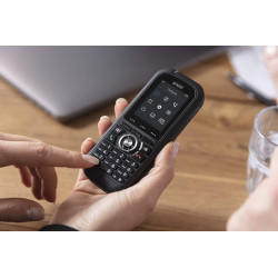 Snom m80 ip dect bureau combiné robuste ue / etats-unis, voip, sip, bleutooth, ip65, hd, touche d'alarme, les vibrations, parfai