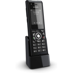 Snom m85 dect industrial partie mobile (2 « 176 x 220 px tft, clé d'alarme, sortie écouteur 3,5 mm, vibreur, boutons éclairés, i