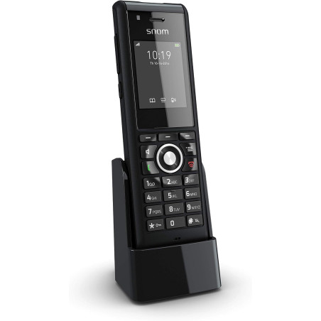 Snom m85 dect industrial partie mobile (2 « 176 x 220 px tft, clé d'alarme, sortie écouteur 3,5 mm, vibreur, boutons éclairés, i